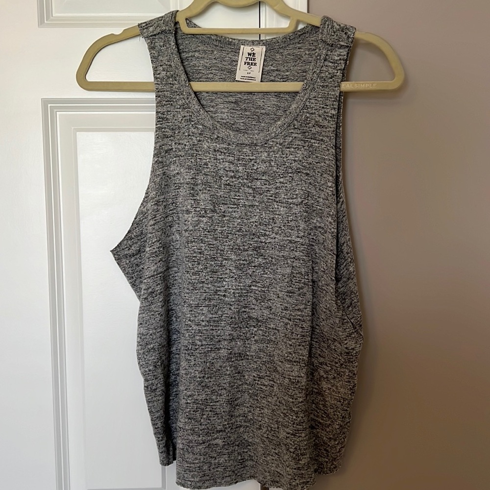 We the Free heather gray super soft tank size S, like new